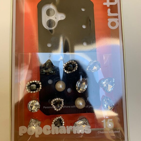 Brand New in Box iPhone 16 Black Customizable Charm Phone Case - Picture 2 of 5